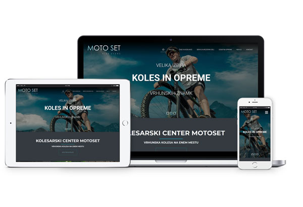 Spletna stran Motoset